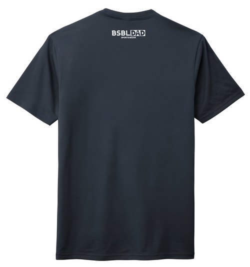 BSBL DADS - Flames Tee - Navy/White